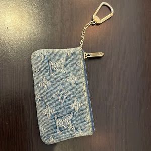 Louis Vuitton denim key chain